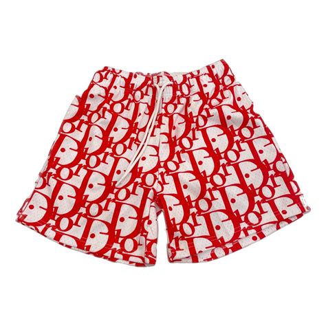 dior red shorts